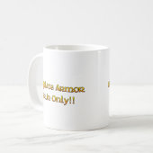 Verkoop Bord Armor - Tibia Koffiemok (Voorkant links)