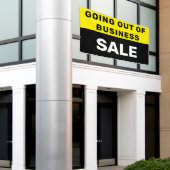 Verkoop buiten bedrijf Groot Spandoek (Buitenkant Gebouw)