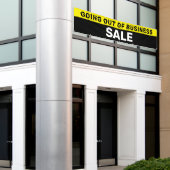 Verkoop buiten bedrijf Groot Spandoek (Buitenkant Gebouw)