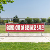 Verkoop buiten bedrijf spandoek (Insitu)