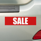 VERKOOP BUMPERSTICKER (Op auto)