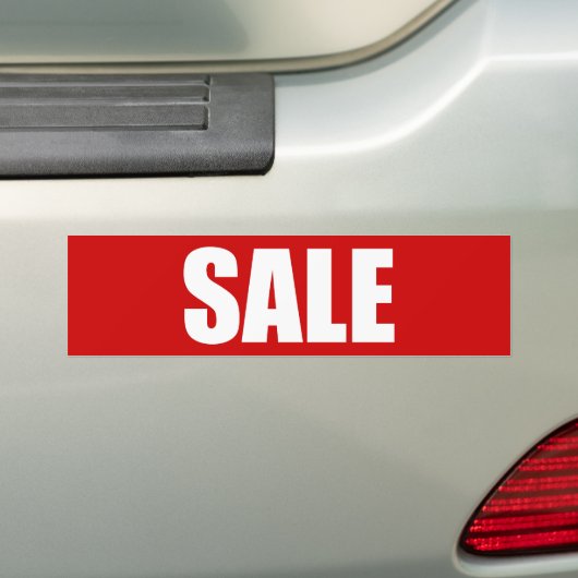 VERKOOP BUMPERSTICKER (Op auto)