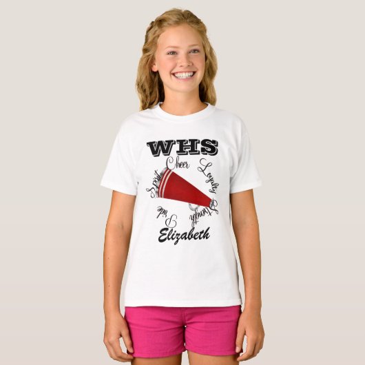 VERKOOP - Cheerleading - SRF T-shirt (Voorkant volledig)