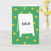 Verkoop Congrats Kaart (Gele Bloem)