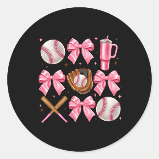 Verkoop Coquette Bow Softll Girl Vrouwen Ronde Sticker