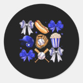 Verkoop Coquette Bow Verkoop Mama Verkoop Mama Moe Ronde Sticker (Voorkant)