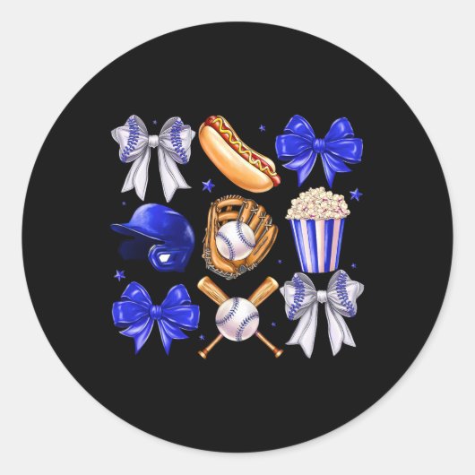 Verkoop Coquette Bow Verkoop Mama Verkoop Mama Moe Ronde Sticker (Voorkant)