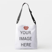 VERKOOP! Cross-body tas - all-over - print medium (Achterkant)