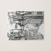 Verkoop door Town Crier na een houtsnip in Praxis  Legpuzzel (Horizontaal)