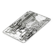 Verkoop door Town Crier na een houtsnip in Praxis  Magneet (Linkerzijde)