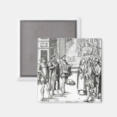 Verkoop door Town Crier na een houtsnip in Praxis  Magneet (Voorkant / Achterkant)