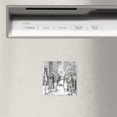 Verkoop door Town Crier na een houtsnip in Praxis  Magneet (Insitu (Vaatwasser))