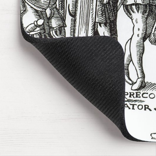 Verkoop door Town Crier na een houtsnip in Praxis  Muismat (Hoek)