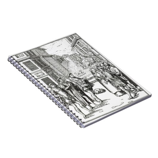 Verkoop door Town Crier na een houtsnip in Praxis Notitieboek (Rechterzijde)