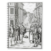 Verkoop door Town Crier na een houtsnip in Praxis Notitieboek (Voorkant)