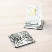 Verkoop door Town Crier na een houtsnip in Praxis  Onderzetter (Rechterzijde)