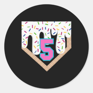 Verkoop Drip 5e Verjaardag Home Bord Jongens Jeugd Ronde Sticker