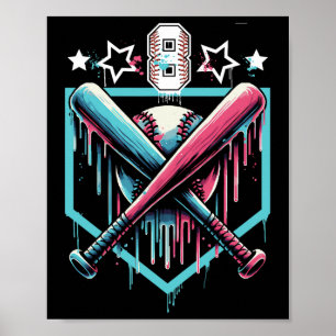 Verkoop Drip 8e Verjaardag Jongens Nummer 8 Jeugd Poster