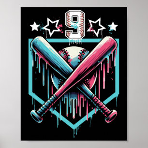 Verkoop Drip 9e Verjaardag Jongens Nummer 9 Jeugd Poster