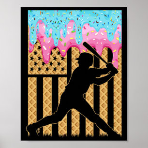 Verkoop Drip aan Jongen Meisjes Druppelen Ice Crea Poster