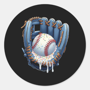 Verkoop Drip Boys Glove Ice Cream Drip Jeugdsport Ronde Sticker