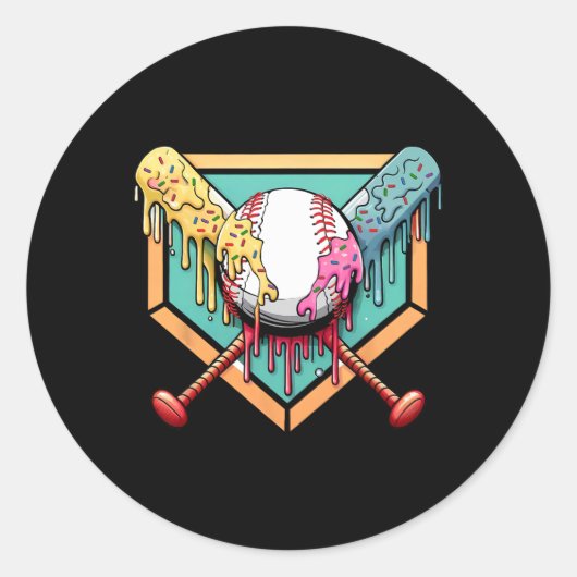 Verkoop Drip Boys Home Bord Jeugdsport Respect Ronde Sticker (Voorkant)