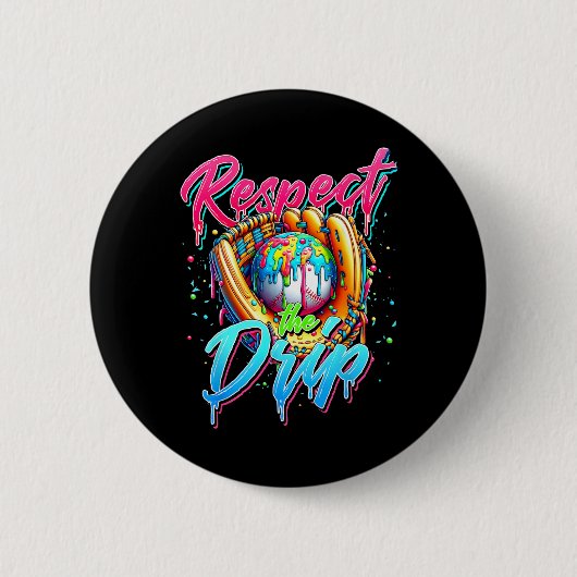 Verkoop Drip Boys Ice Cream Drip Jeugd Respect De Ronde Button 5,7 Cm (Voorkant)
