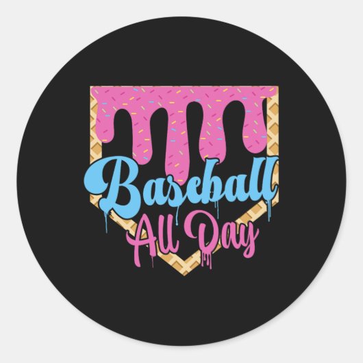 Verkoop Drip Boys Ice Cream Drip Youth Verkoop de  Ronde Sticker (Voorkant)