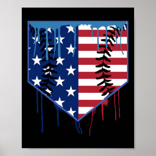 Verkoop Drip Boys Ice Cream Patriottische Amerikaa Poster