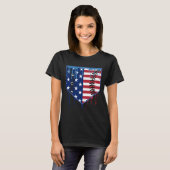 Verkoop Drip Boys Ice Cream Patriottische Amerikaa T-shirt (Voorkant volledig)