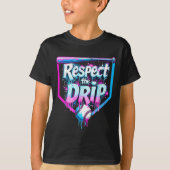 Verkoop Drip Boys Ice Cream Respecteer de Drip-spe T-shirt (Voorkant)