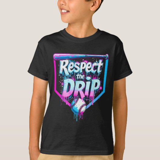 Verkoop Drip Boys Ice Cream Respecteer de Drip-spe T-shirt (Voorkant)
