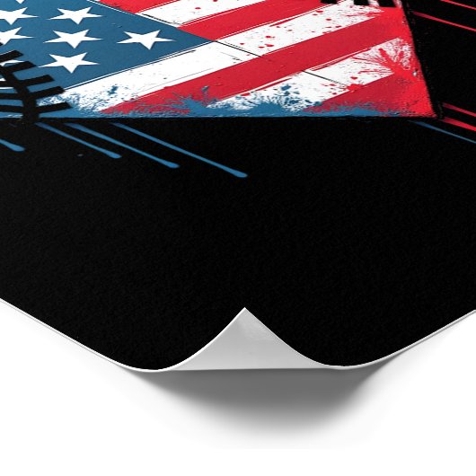 Verkoop Drip Boys Kinder Ice Cream Patriotic Ameri Poster (Hoek)
