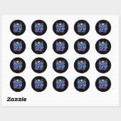 Verkoop Drip Ice Cream Dripping Respecteer de Drip Ronde Sticker (Vel)