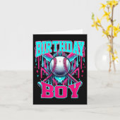 Verkoop Drip Verjaardag Jongen Ice Cream Drip Jeug Kaart (Gele Bloem)