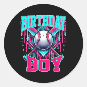 Verkoop Drip Verjaardag Jongen Ice Cream Drip Jeug Ronde Sticker