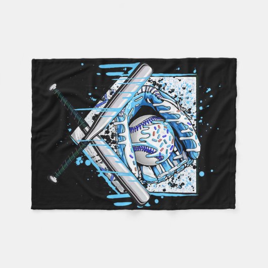 Verkoop Drip voor Jongens Ice Cream Drip Jeugd Jon Fleece Deken (Voorkant (Horizontaal))