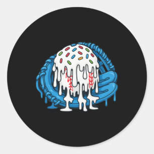 Verkoop Drip voor Jongens Ice Cream Drip Jeugd Jon Ronde Sticker