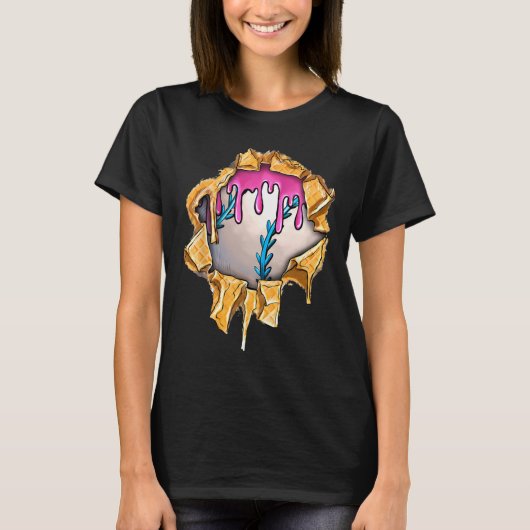 Verkoop Drip voor Jongens Ice Cream Drip Jeugd Jon T-shirt (Voorkant)