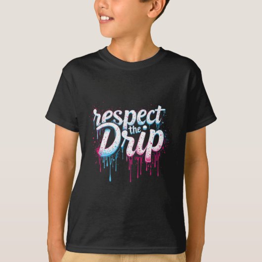 Verkoop Drip voor Jongens Ice Cream Drip Jeugd Jon T-shirt (Voorkant)