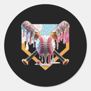 Verkoop Drip voor Jongens Ice Cream Drip voor Jong Ronde Sticker