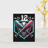 Verkoop Druppel 12e Verjaardag Jongens Nummer 12 J Kaart (Gele Bloem)