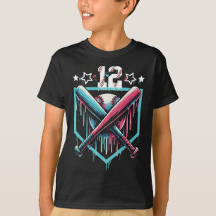 Verkoop Druppel 12e Verjaardag Jongens Nummer 12 J T-shirt