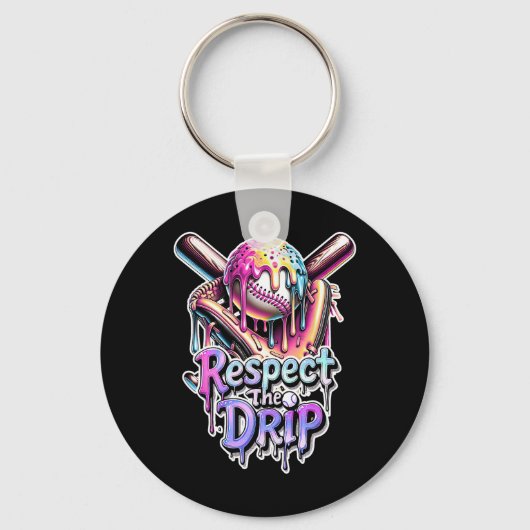 Verkoop Druppel IJs Druppelen Respecteer de Druppe Sleutelhanger (Voorkant)