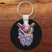 Verkoop Druppel IJs Druppelen Respecteer de Druppe Sleutelhanger (Voorkant)