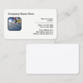 Verkoop en installatie van zonnepanelen visitekaartje (Voorkant / Achterkant)