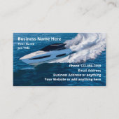 Verkoop en onderhoud van schepen visitekaartje (Voorkant)