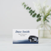 Verkoop en service van auto's visitekaartje (Staand voorkant)