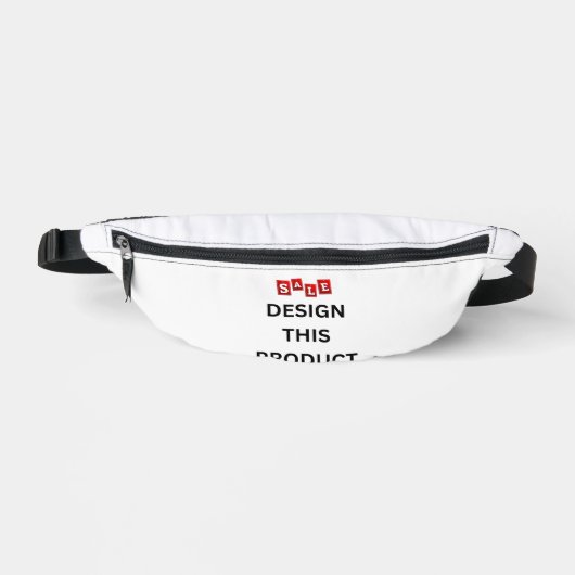 VERKOOP! Fanny Pack - verstelbaar van 26" naar 54" Heuptasje (Voorkant)