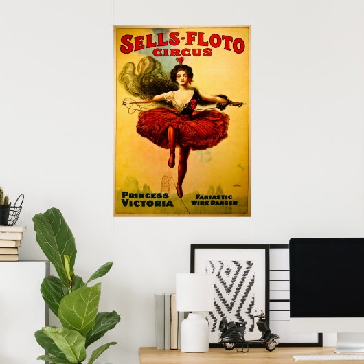  Verkoop-Floto Circus Poster (Thuiskantoor)